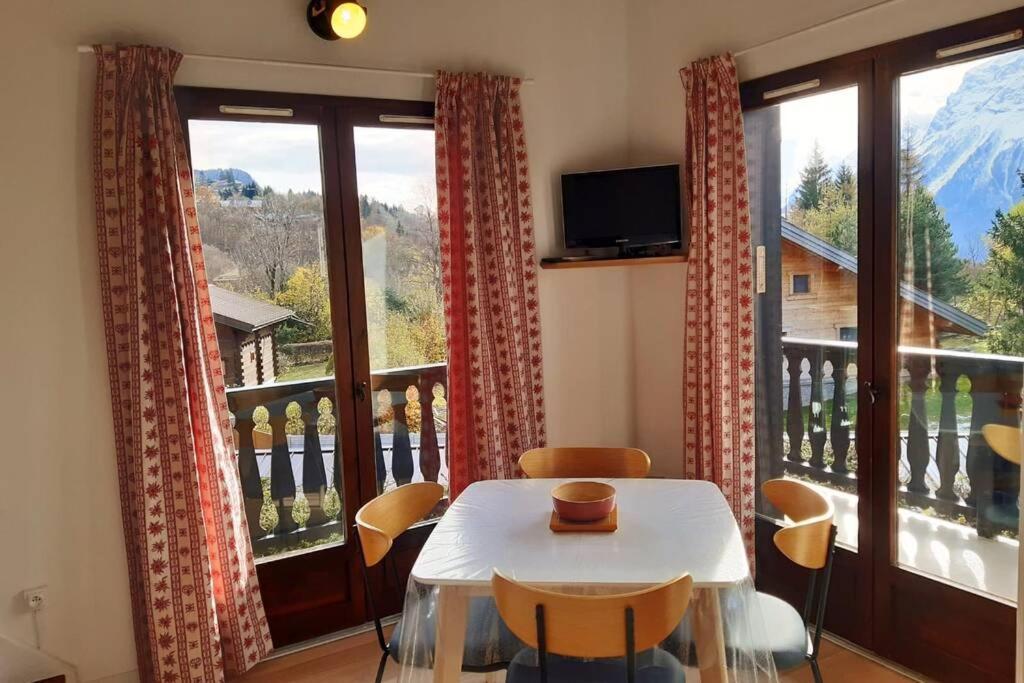Ferienwohnung Eden Roc Grand Massif Les Carroz-d'Araches Exterior foto